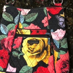 Vera Bradley crossbody purse Roses